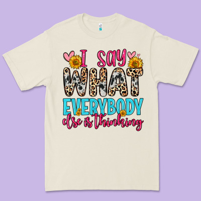 Premium Tee i say what everybody else is thinking