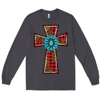 Smoke christmas cross Long Sleeve Tee - BarkalooDesign