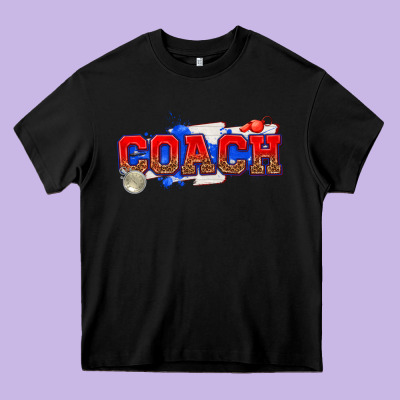 Coach Heavy Core Tee Designed By Texasbilliewilder