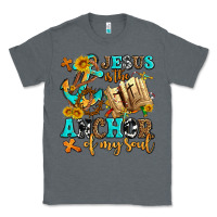 Charcoal Heather jesus is the anchor of my soul Classic Tee - AdoDesignShop