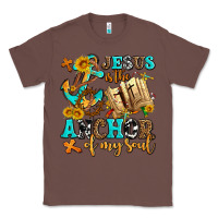 Chestnut jesus is the anchor of my soul Classic Tee - AdoDesignShop