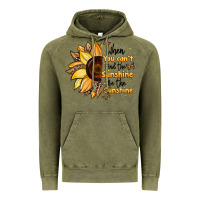 Vintage Olive when you can't find the sunshine be the sunshine Vintage Hoodie - JahusDesignShop