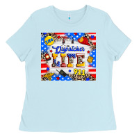 Baby Blue dispatcher life Ladies Tee - RanaPortraitStore