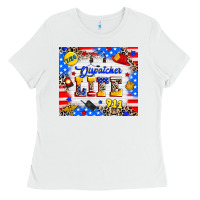 White dispatcher life Ladies Tee - RanaPortraitStore