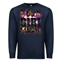 Navy black girl magic Premium Sweatshirt - Artiststas