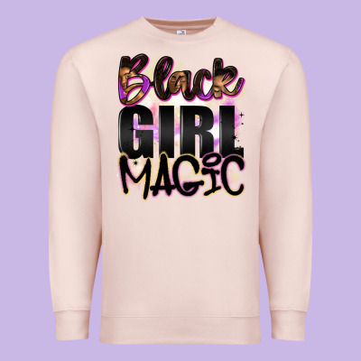 Black Girl Magic Premium Sweatshirt Designed By Artiststas
