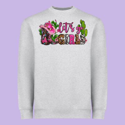 Lets Go Girls With Boots And Hats Heavyweight Sweatshirt Designed By Adodesignshop