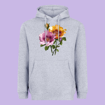 In Your Eyes Rose Heavyweight Hoodie Designed By Lillyallendesigns
