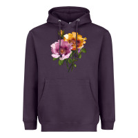 Plum In Your Eyes Rose Heavyweight Hoodie - LillyAllenDesigns