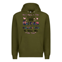 Army Green Once Upon A Time There Was A Queen Who Was Born I Premium Hoodie - Bettercallsaul