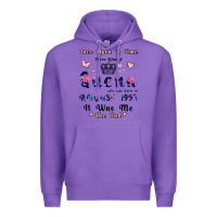 Purple Once Upon A Time There Was A Queen Who Was Born I Premium Hoodie - Bettercallsaul