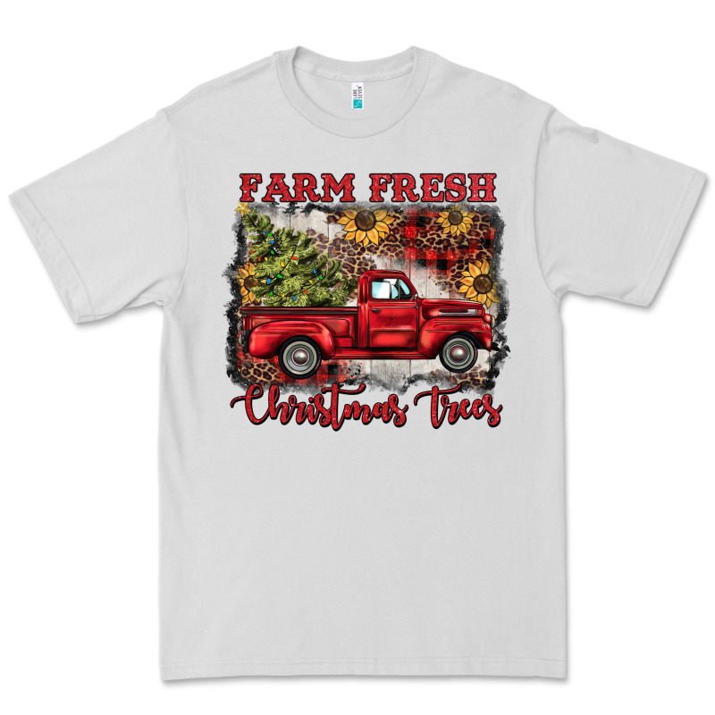 Farm Fresh Christmas Trees Premium Tee by BarkalooDesign | Teevron