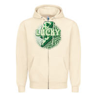 Sandshell st. patrick's day lucky Zipper Hoodie - MaliasSmallBusiness