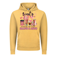 Beauty Comes In All Shapes And Sizes Coffee Cups Vintage Hoodie | Teevron