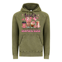 Vintage Olive beauty comes in all shapes and sizes coffee cups Vintage Hoodie - JahusDesignShop