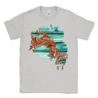 Moon Dust wood leather patch Classic Tee - AdoDesignShop