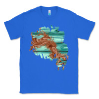 True Royal wood leather patch Classic Tee - AdoDesignShop