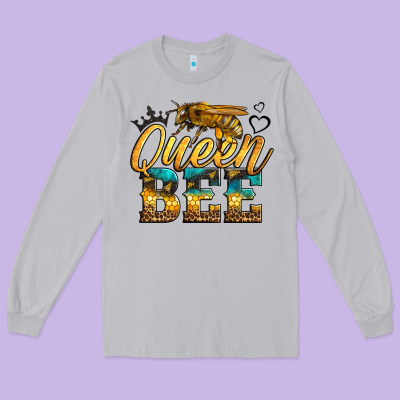 Queen Bee Long Sleeve Tee Designed By Lillyallendesigns
