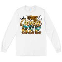 White queen bee Long Sleeve Tee - LillyAllenDesigns