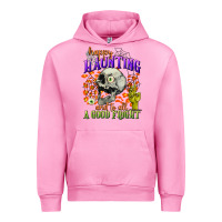 Fuchsia Pink happy haunting and to all a good fright Urban Hoodie - CowGirlArtShop