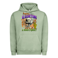 Pigment Oil Green happy haunting and to all a good fright Urban Hoodie - CowGirlArtShop