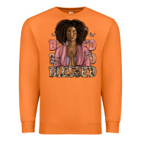 Carrot blessed black woman Premium Sweatshirt - Artiststas