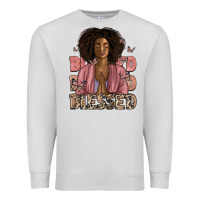 Blessed Black Woman Premium Sweatshirt | Teevron