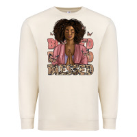 Sandshell blessed black woman Premium Sweatshirt - Artiststas