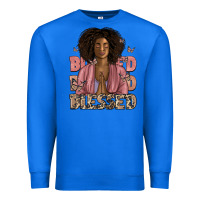 True Royal blessed black woman Premium Sweatshirt - Artiststas