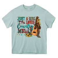 Arona just a girl who loves country music Heavy Core Tee - Zillion Design Studio
