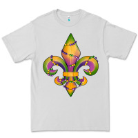 Dove Grey mardi gras fleur de lis Premium Tee - RanaPortraitStore