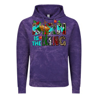 Cloud Purple born is the king Vintage Hoodie - AdoDesignShop