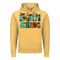Vintage Mustard born is the king Vintage Hoodie - AdoDesignShop