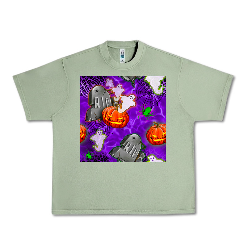 Tombstone And Ghosts Seamless Paternal Urban Heavy Tee by BundleAndBundleShop | Teevron