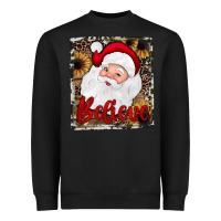 Black believe santa Heavyweight Sweatshirt - JahusDesignShop