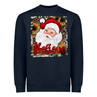 Believe Santa Heavyweight Sweatshirt | Teevron
