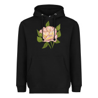 Black Life's Little Pleasures Rose Heavyweight Hoodie - LillyAllenDesigns