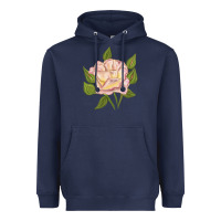 Navy Life's Little Pleasures Rose Heavyweight Hoodie - LillyAllenDesigns