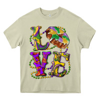 Mossy Mardi Gras Love With King Cake Heavy Core Tee - RanaPortraitStore