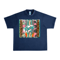 Navy racing brushstroke Urban Heavy Tee - AdoDesignShop