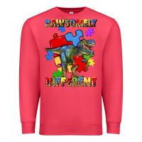 Cardinal rawsomely different autism t rex Premium Sweatshirt - Artiststas