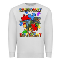 Dove Grey rawsomely different autism t rex Premium Sweatshirt - Artiststas