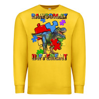 Lemon rawsomely different autism t rex Premium Sweatshirt - Artiststas