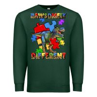 Sports Green rawsomely different autism t rex Premium Sweatshirt - Artiststas