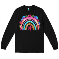 Black summer rainbow Long Sleeve Tee - NancyCooperArtShop