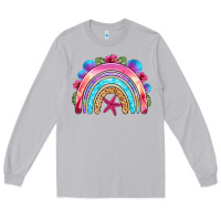 Moon Dust summer rainbow Long Sleeve Tee - NancyCooperArtShop