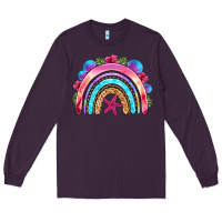 Plum summer rainbow Long Sleeve Tee - NancyCooperArtShop