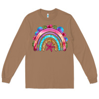 Toasted Coconut summer rainbow Long Sleeve Tee - NancyCooperArtShop