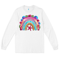 White summer rainbow Long Sleeve Tee - NancyCooperArtShop