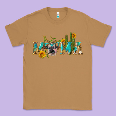 Western Mama Cow Classic Tee Designed By Artiststas